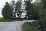 Rallye Český Krumlov: Divácké místo C - Malče